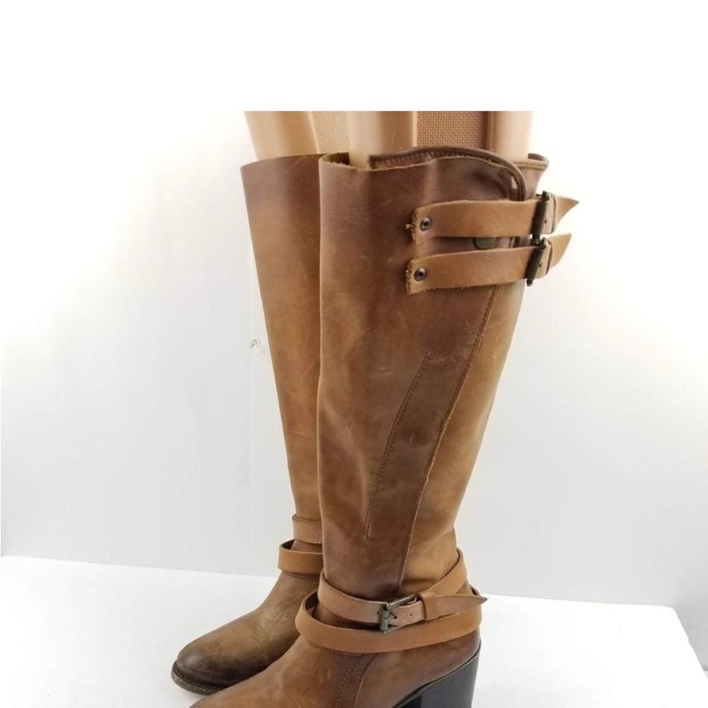 Freebird by Steven Clive leather moto boot size 8